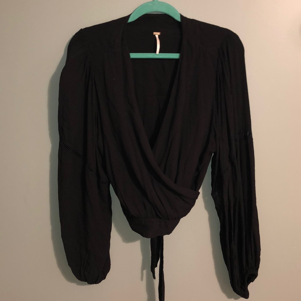 Free People Dream Girl Wrap Top